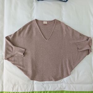 Kerisma Ryu V Neck Top. Color: Cinnamon. Size: M/L